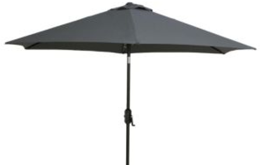 Shanghai 3m Round Crank Parasol in Grey-0