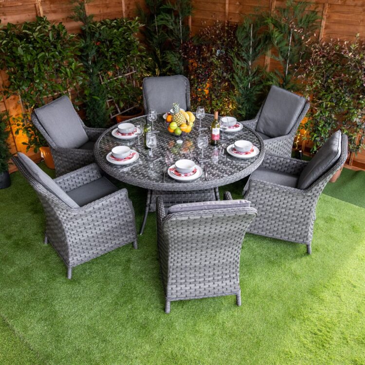 SPECIAL OFFER!! Serena Paris Round 6 Seat Dining Set-0