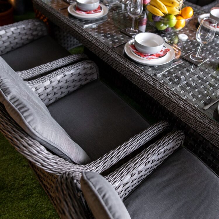 Serena Vienna Rectangular 8 Seat Rattan Dining Set-11760