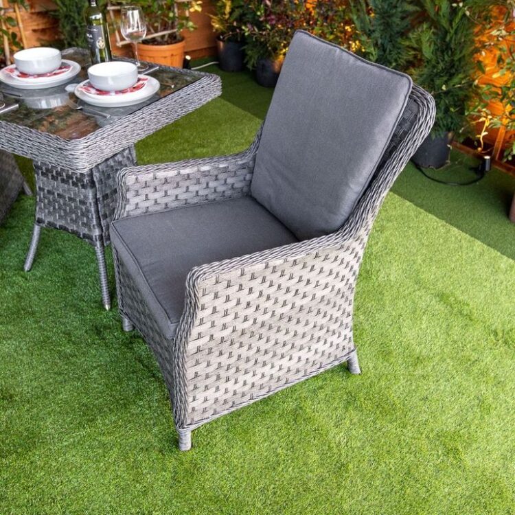 Serena Paris Square Rattan Bistro Set-11638