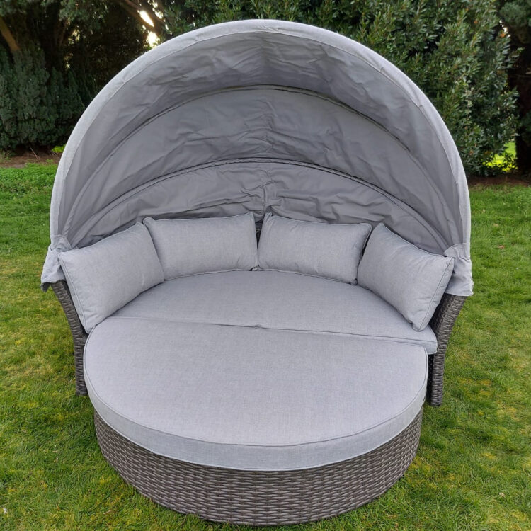 Platinum Day Bed With Canopy-0