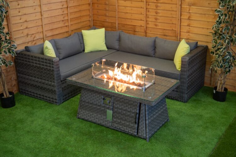 Serena Victoria Corner Set With Fire Pit Coffee Table-15855